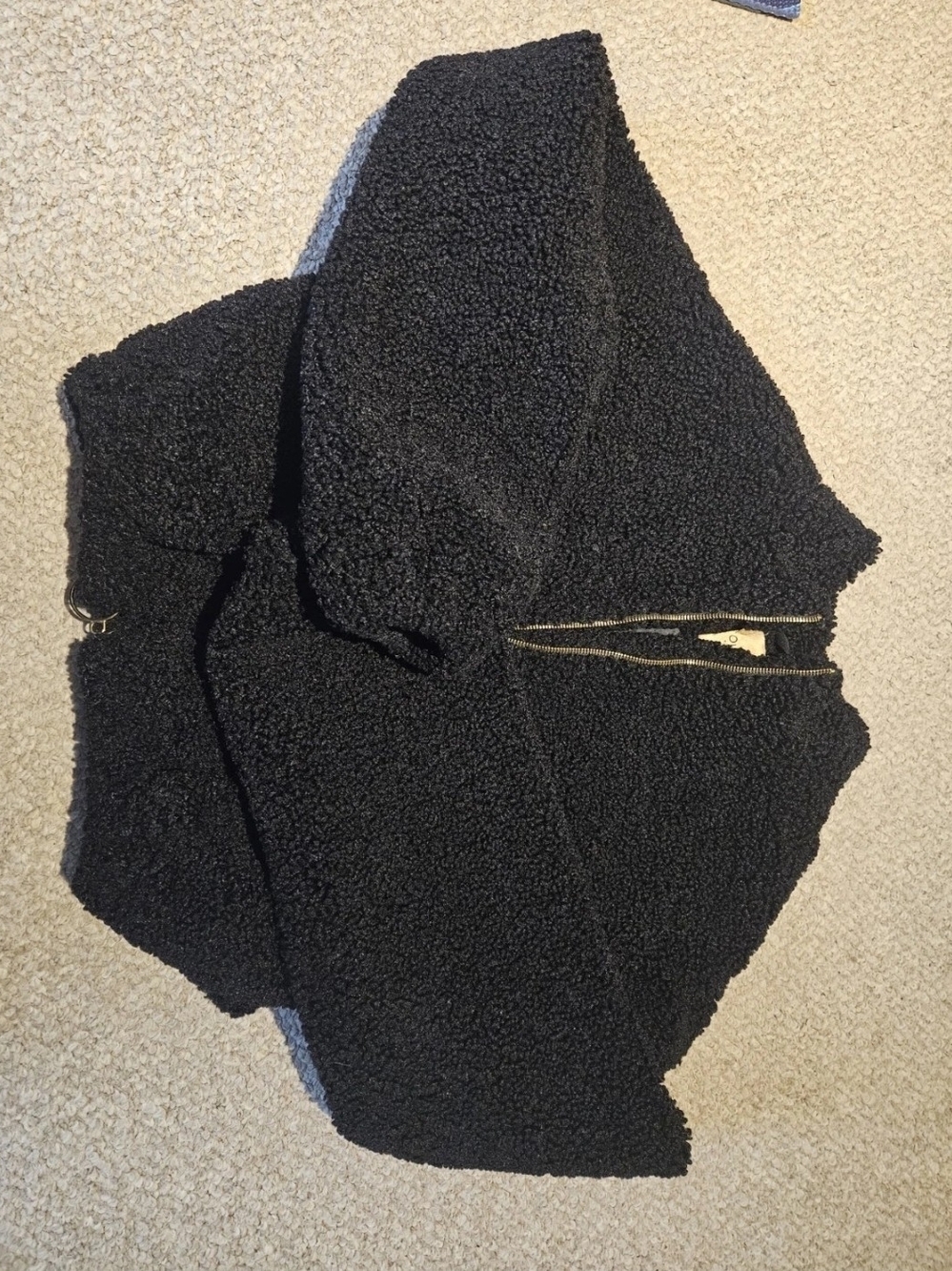 VOGO Athletica Black Sherpa Zip Jacket